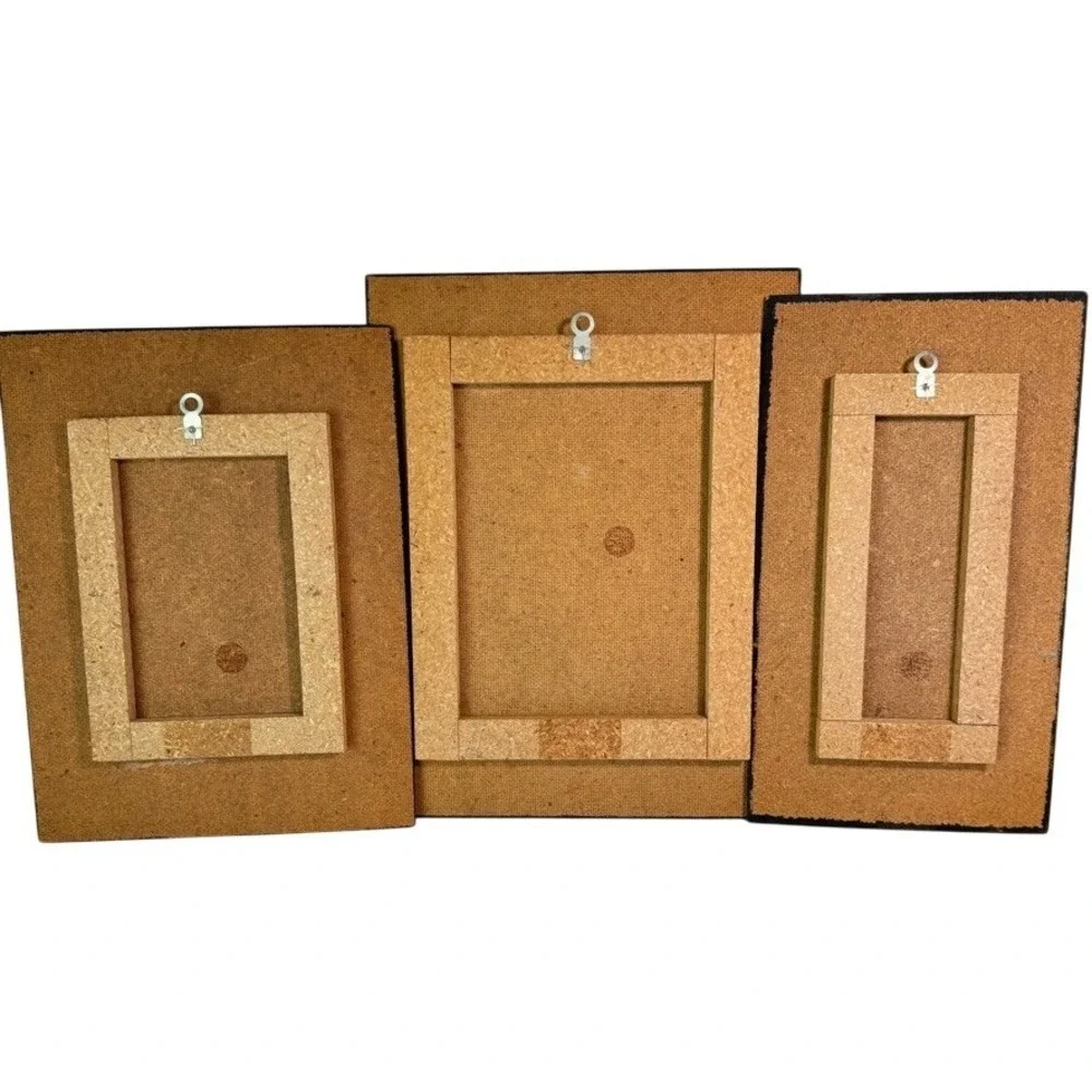 Vintage Saint Hieronymus Press Recipe Wall Plaques Set of 3 Kitschy Decor Art